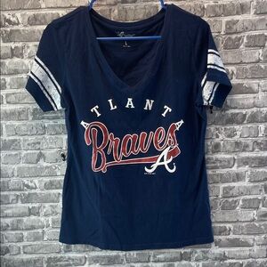 Atlanta Braves Navy T-Shirt‎